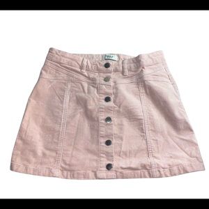 FOREVER 21 Las Angeles pink corduroy skirt